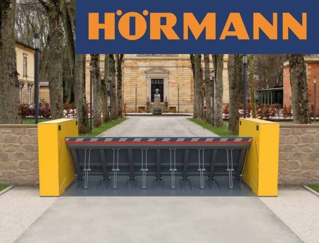 Новая продукция Hormann 2021: въездной барьер Road Blocker 1000 SF