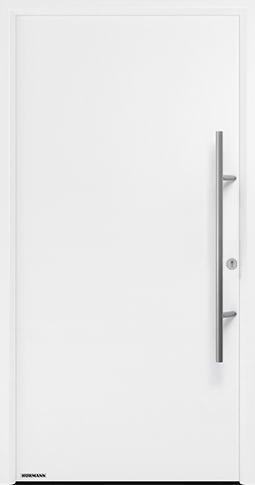 Входная дверь Hormann (Германия) Thermo65, Мотив 010 белого цвета