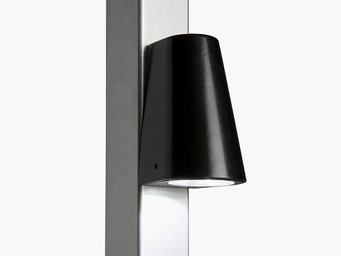 Заказать Элегантное LED-освещение Locinox (Бельгия) TRICONE для ворот, цвета zilver и 9005 (черный) в Шахтах
