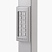 Морозостойкая, водонепроницаемая кодовая панель Locinox (Бельгия) SLIMSTONE со встроенным реле, цвета zilver и 9005 (черный)  - купить в Шахтах!