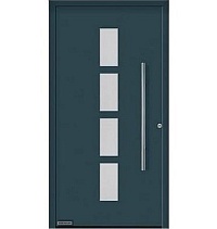 Двери входные алюминиевые  ThermoPlan Hybrid Hormann – Мотив 501 в Шахтах