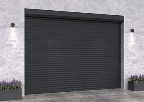 Рулонные ворота для гаража Алютех Trend с алюминиевым профилем PD/77 и высокой защитой от взлома с доставкой в Шахтах 
